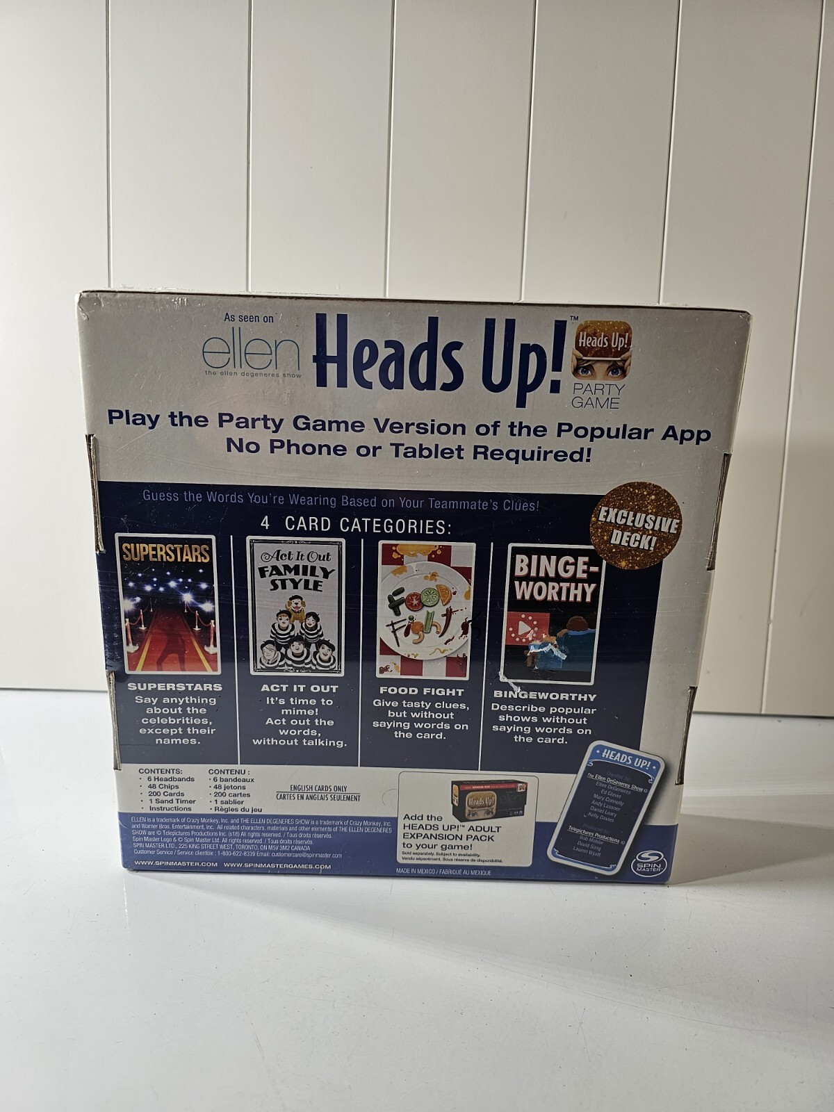 Heads Up! Party Game 3rd Edition – BRAND NEW – *SEALED*
