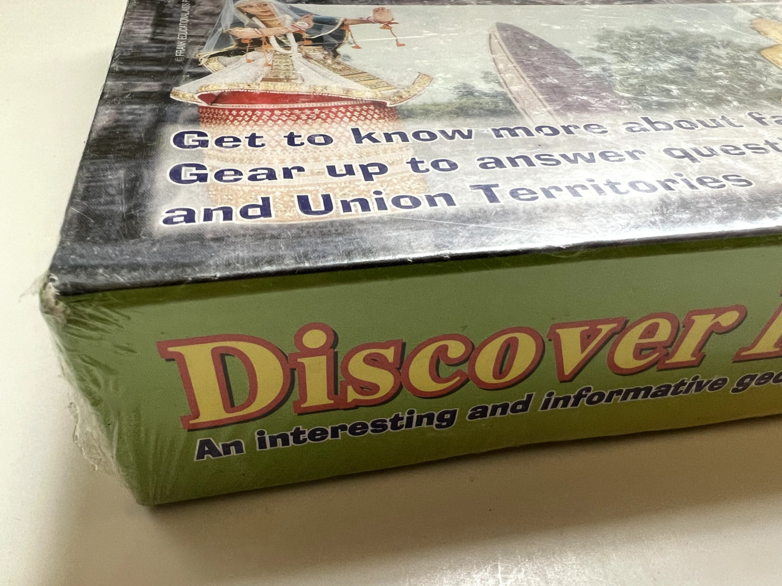 Discover India Board Geography Game, 2-4 Players Ages 8+, New Sealed Ships Fast,