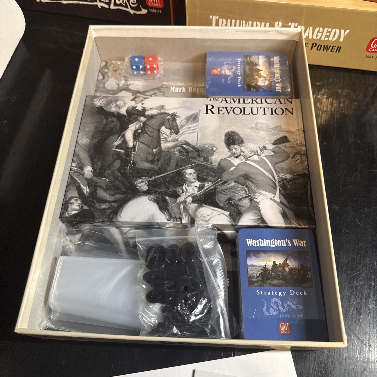 Washington’s War The American Revolution GMT Games Board Game UnPunched Complete