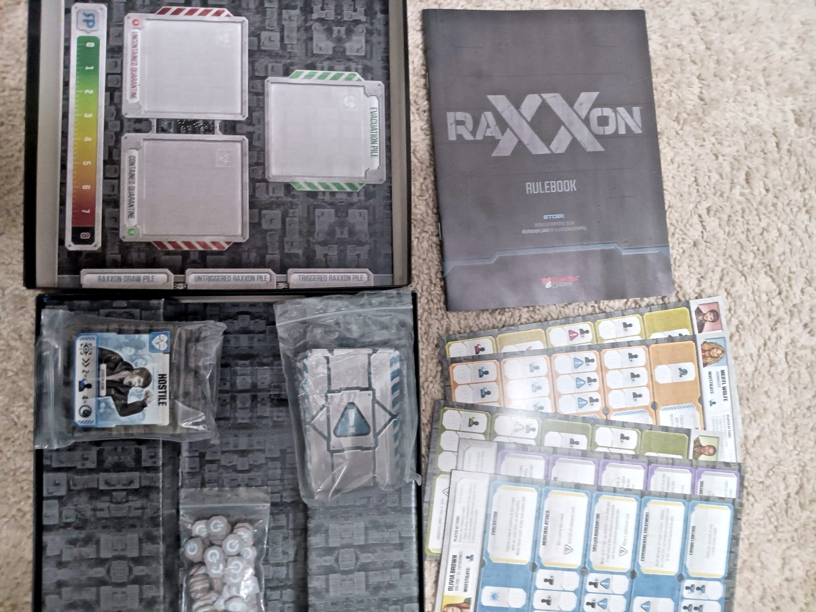 Raxxon Board Game – Set in Dead of Winter by Plaid Hat Games USED (NO PROMOS!)