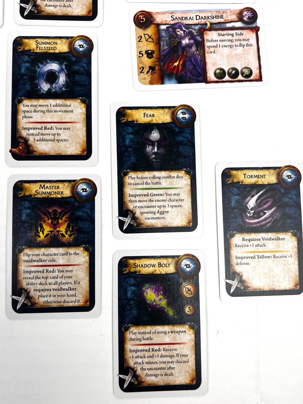 2008 World of Warcraft The Adventure Board Game Character Card Lot of 27