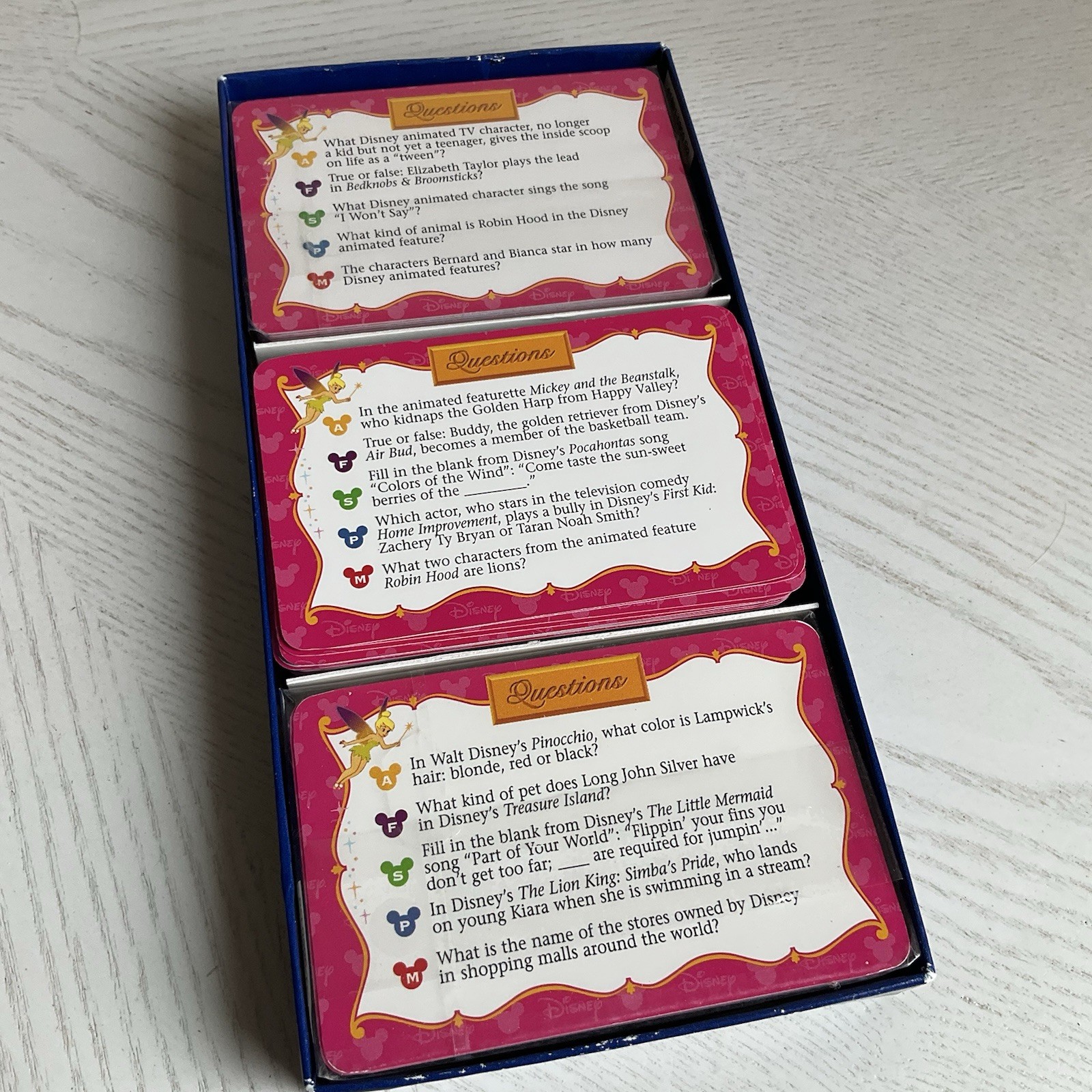 The Wonderful World of Disney Trivia Game 800 Questions Add-On Pack – 1998 – NEW