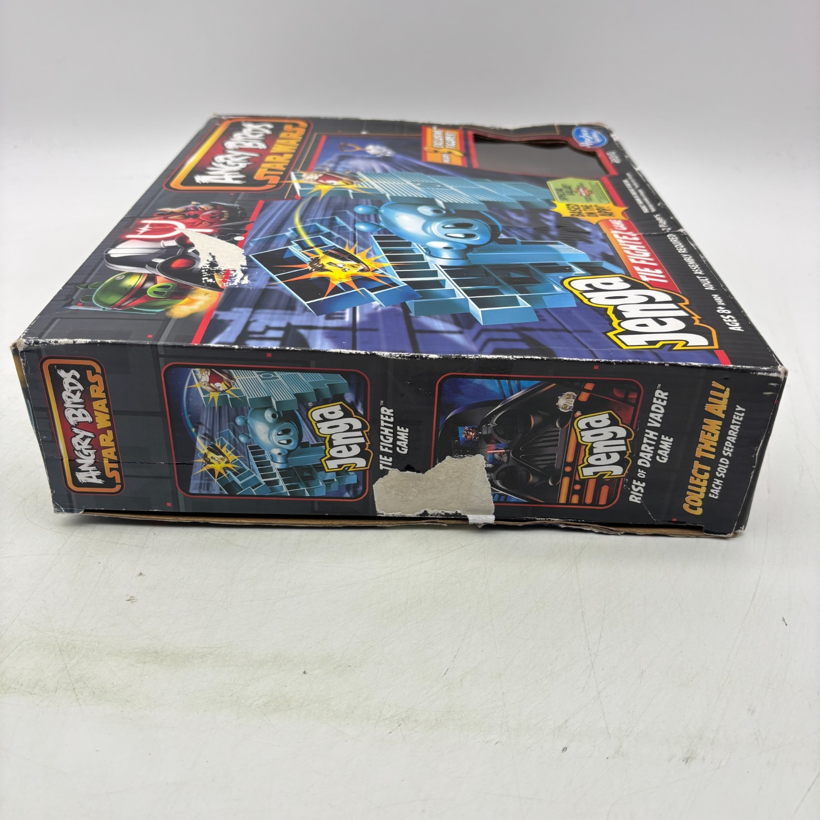 Angry Birds Star Wars Jenga Tie Fighter Game INCOMPLETE Hasbro Gaming 2013