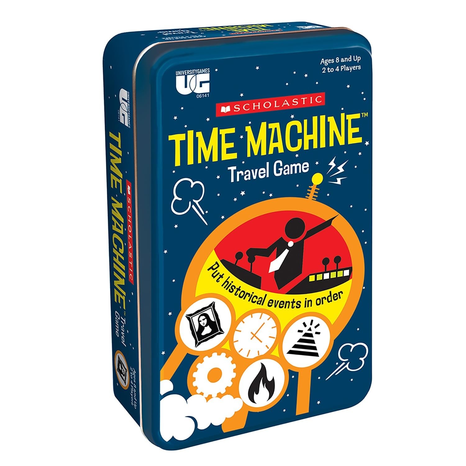 University Games Scholastic Time Machine Travel Game Ages 8+ New Sealed
