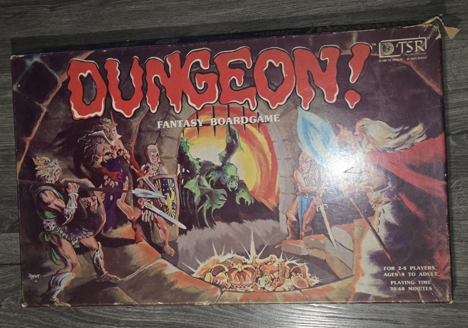 TSR Dungeon! Board Game 1981 VINTAGE – 99% COMPLETE W/INSERTS GREAT CONDITION!