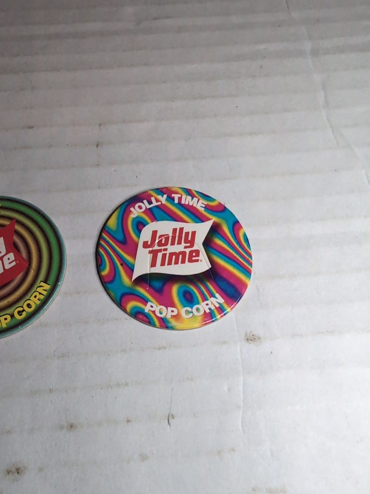 Pog Pogs Lot 1993 Jolly Time Popcorn Lot Of 3