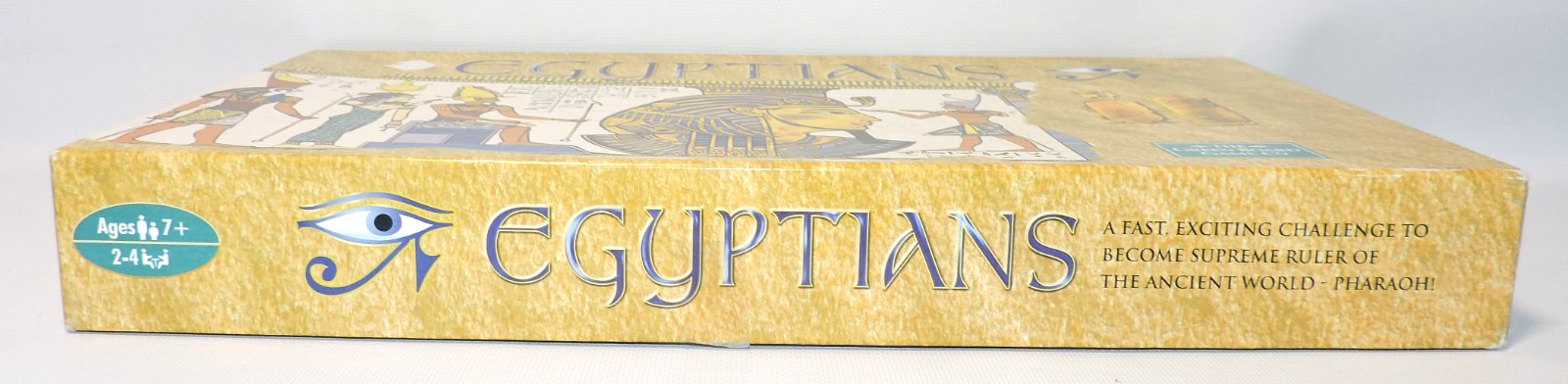 VTG Egyptian Board Game 100% COMPLETE Educational History Trivia, Green Board Co