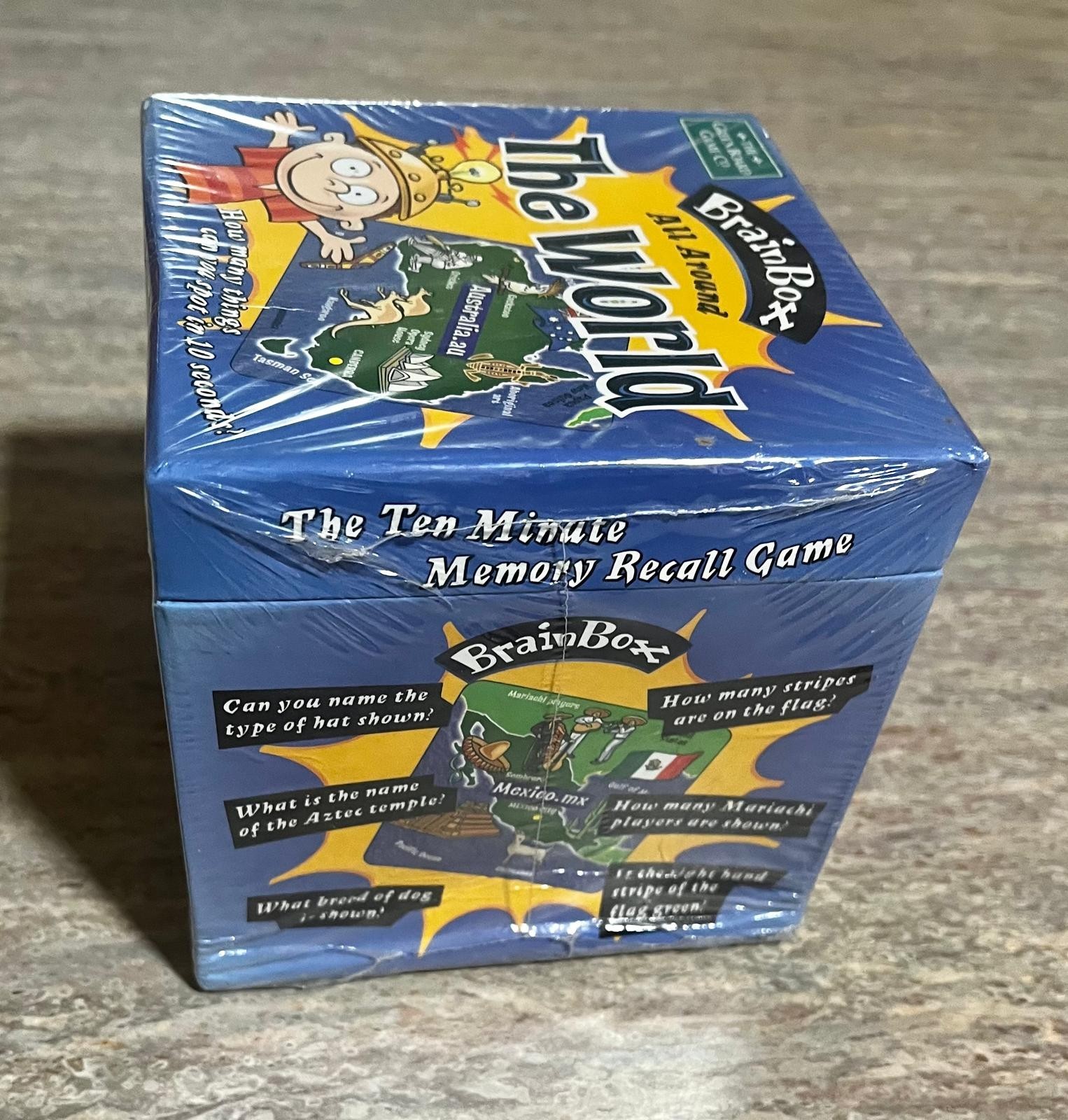 Brain Box, The World Australi Memory Recall Game NEW! MindWare Geography