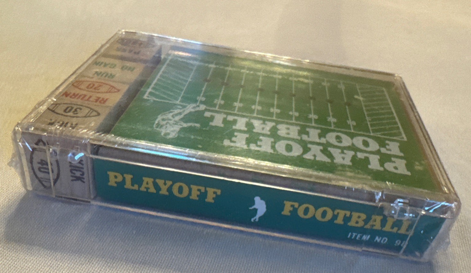 Vintage Crestline Playoff Football Dice Game 1970s Tabletop Toy Peg NIP! NOS