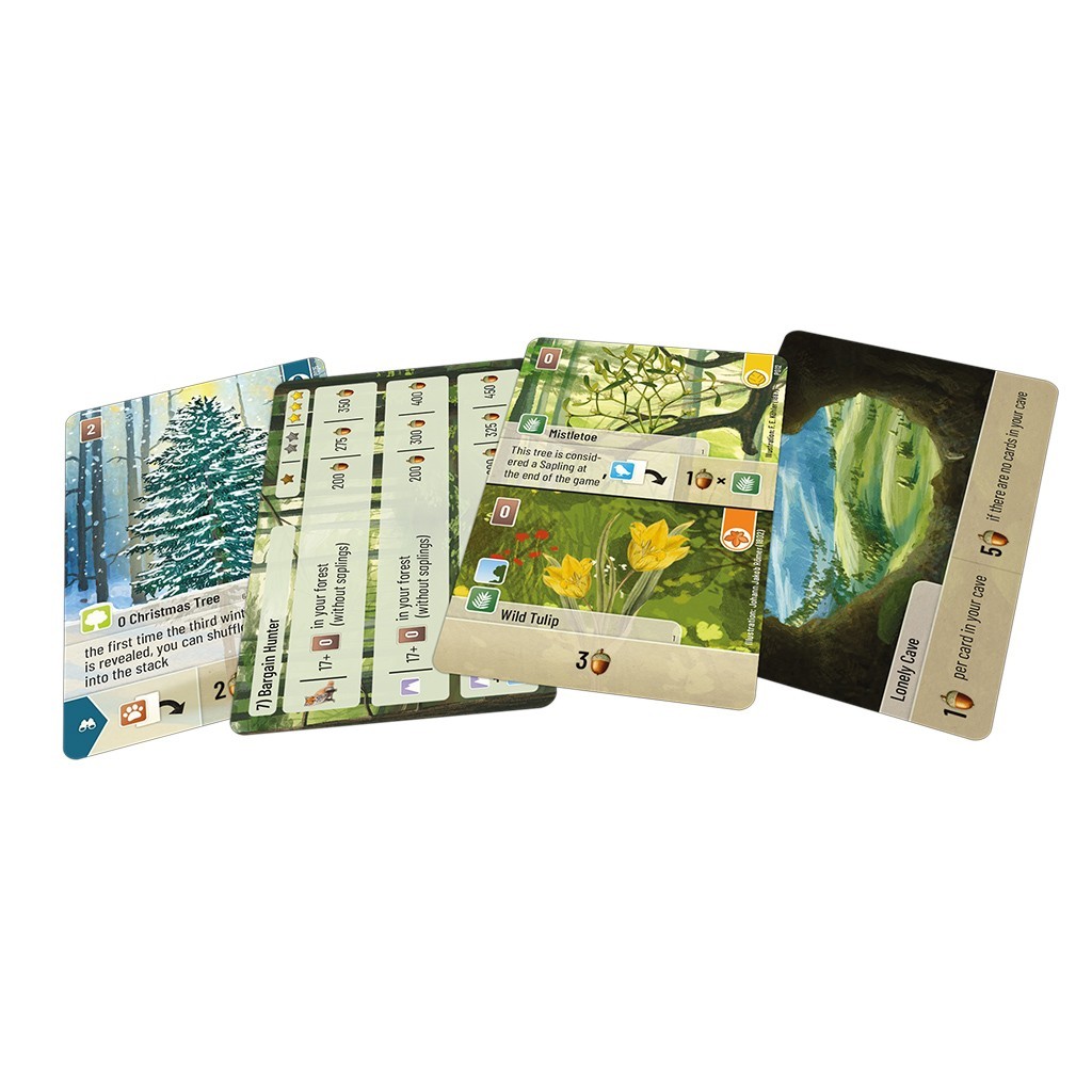 Exploration Expansion Forest Shuffle Card Game Family Nature Lookout Board Solo