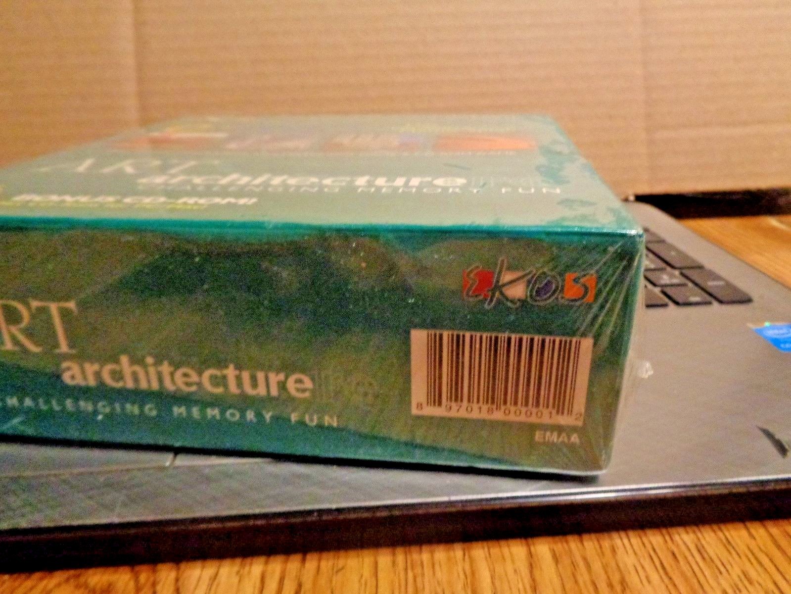 Ekos eMemo 72 Photographic Tile Matching Art Architecture Tabletop CD-ROM Game