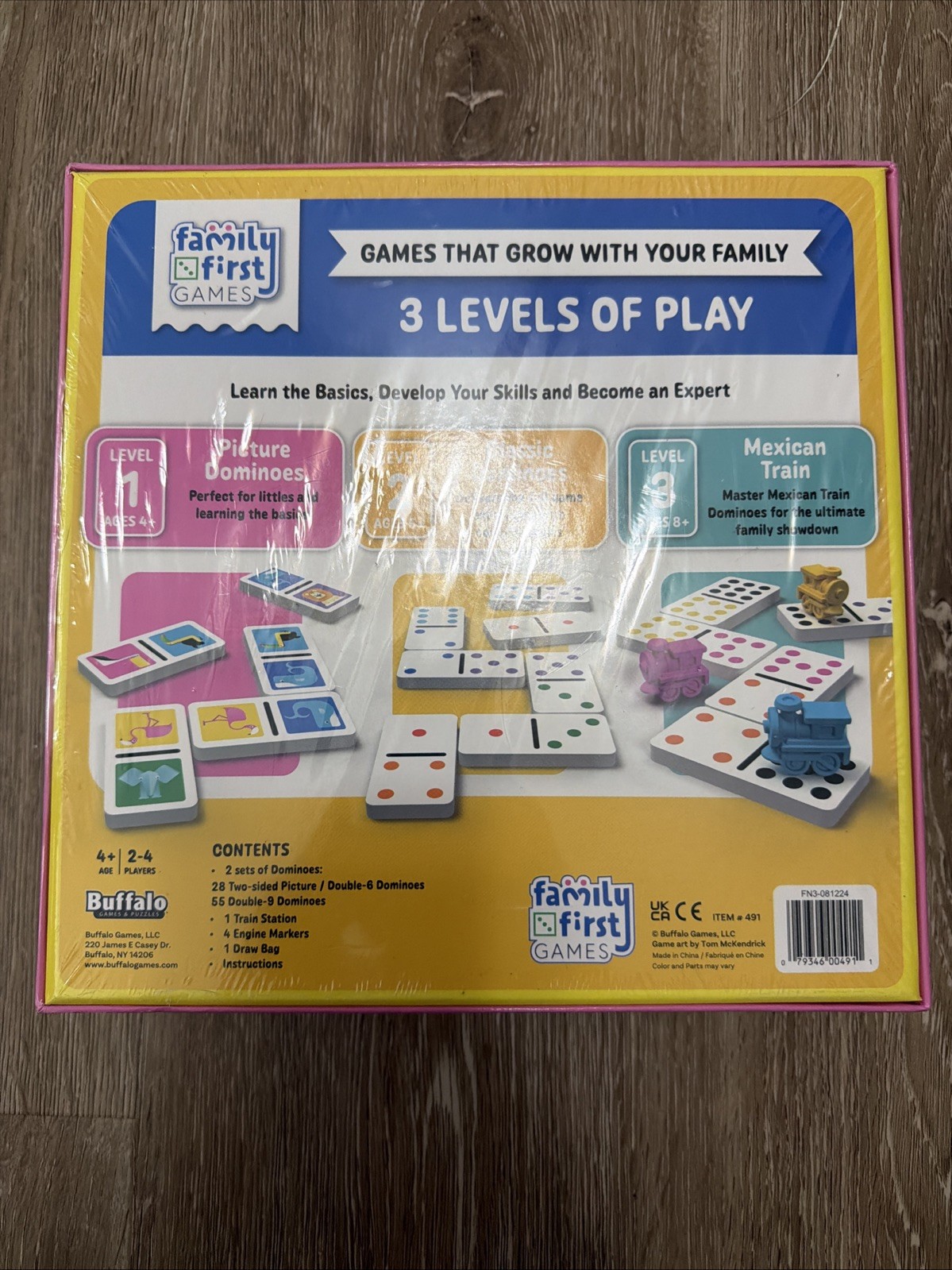 Dominoes and Mexican Train SEALED Buffalo Games Party Family First Games