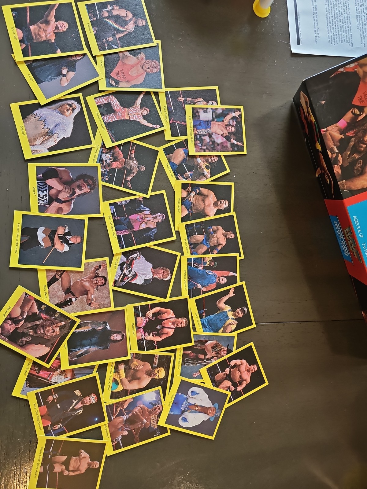 WWF World Wrestling Federation Trivia Game 1997 Complete Set