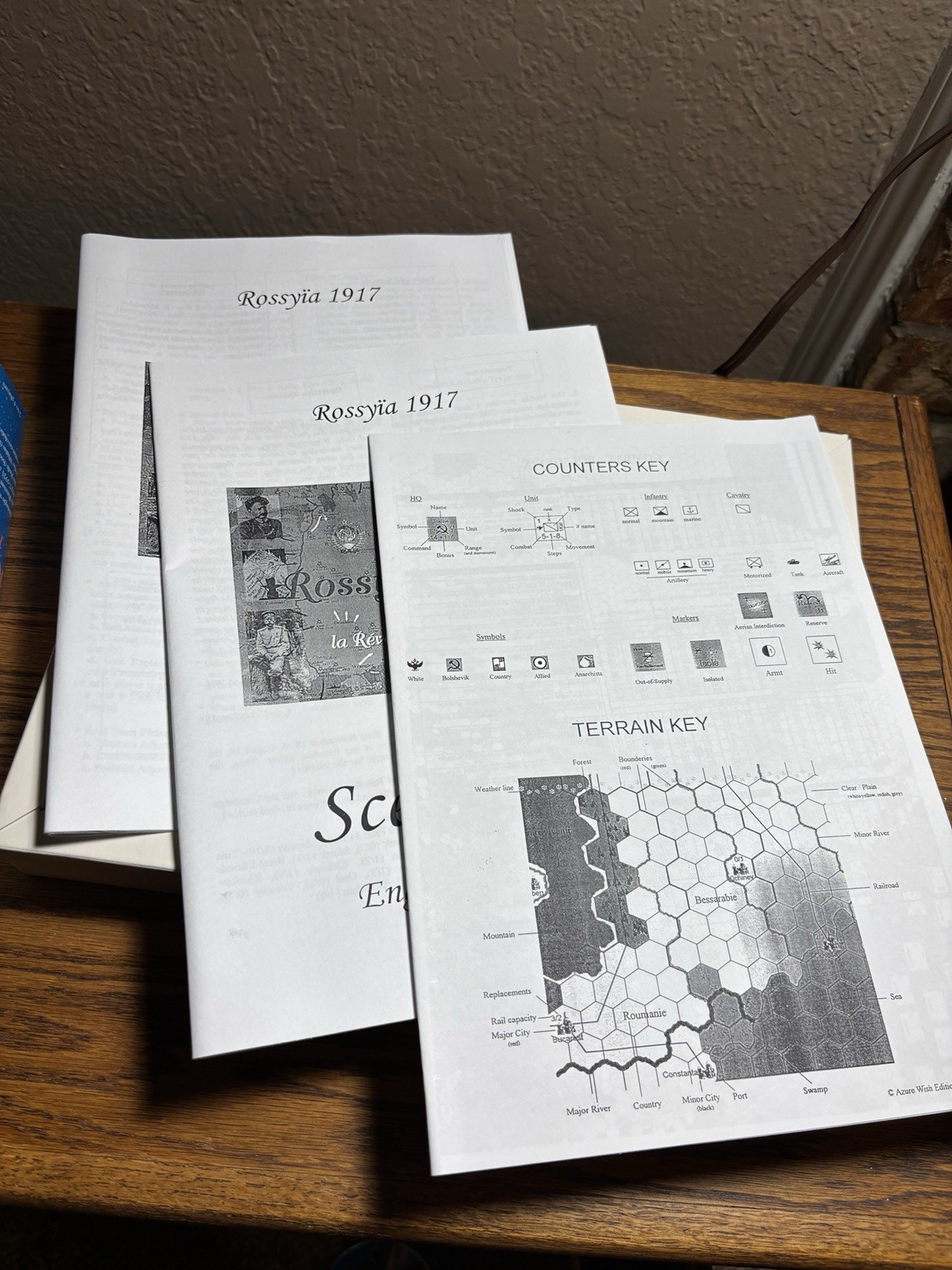 Azure Wish Edition Game Bundle Hispania And Rossyia 1917 New And Unpunched