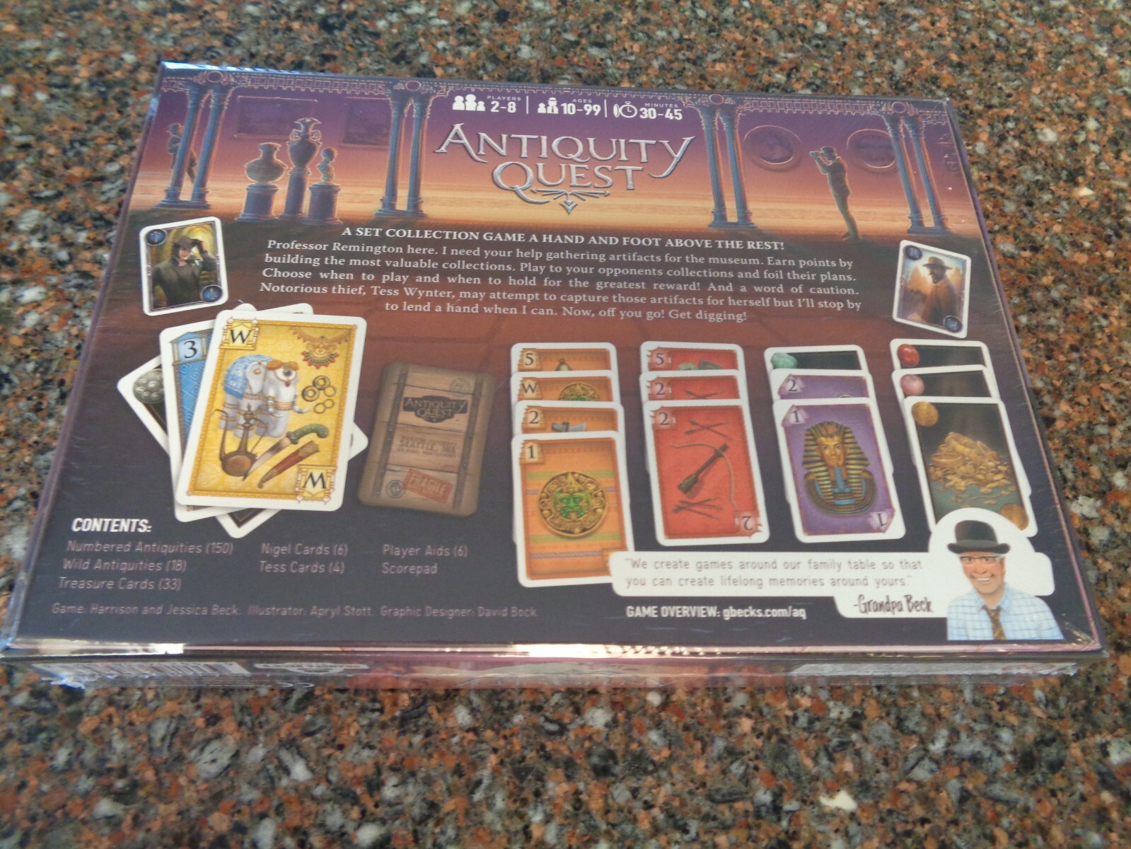 Antiquity Quest (New, Sealed) Grandpa Beck Games