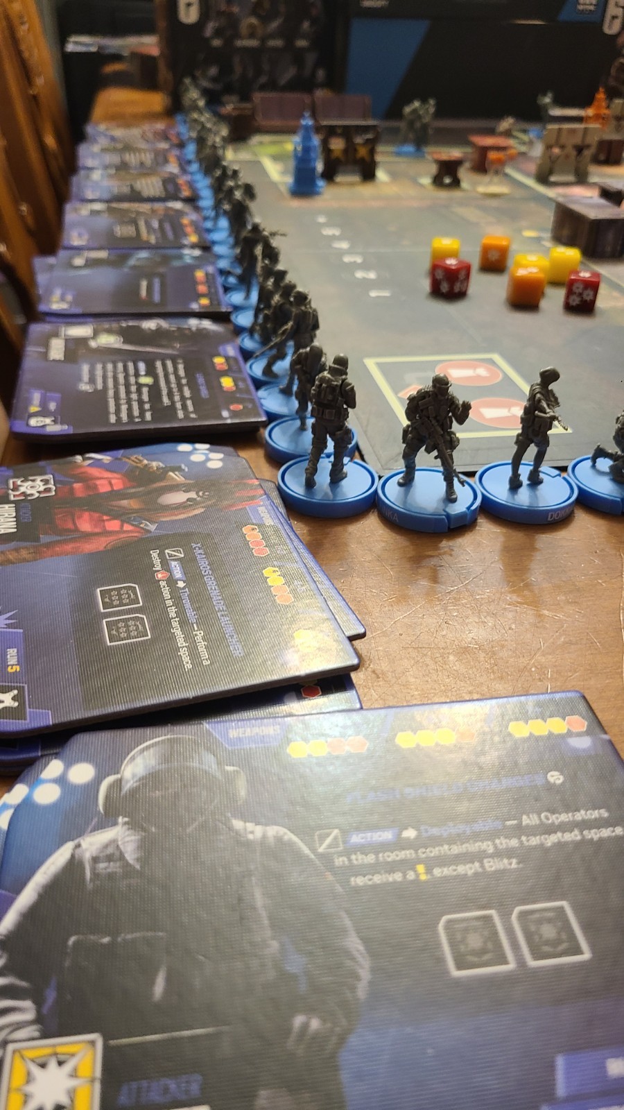 rainbow six siege board game: base game plus all maps and year 1 to 5 operators