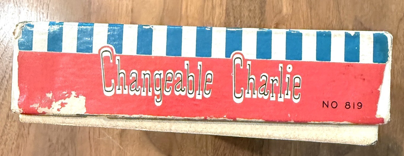 Changeable Charlie, 11 Blocks Puzzle Game, Gaston, Cincinnati, 1948
