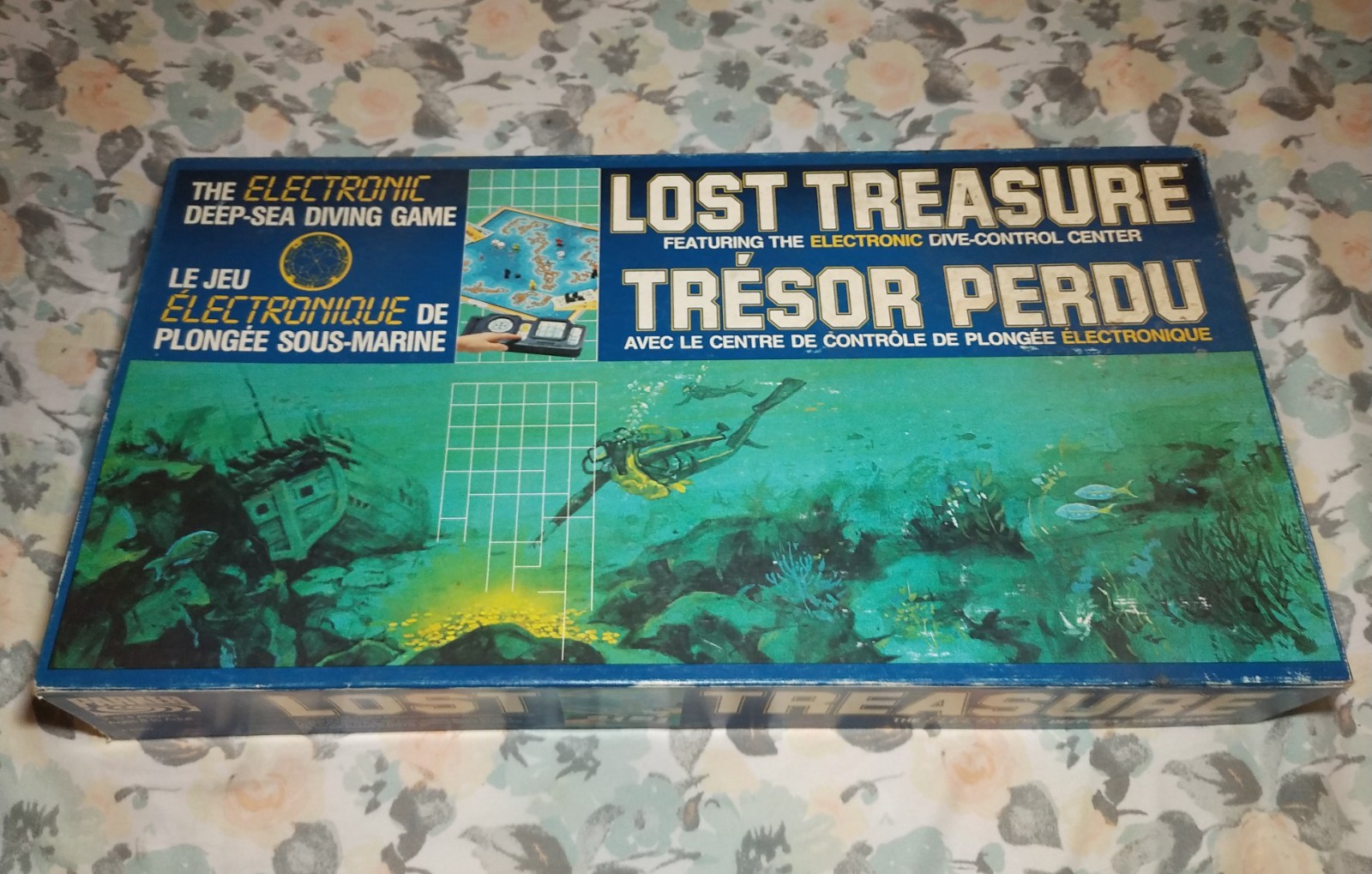 Vintage 1982 Lost Treasure Board Game Parkers Brothers Deep Sea Diving