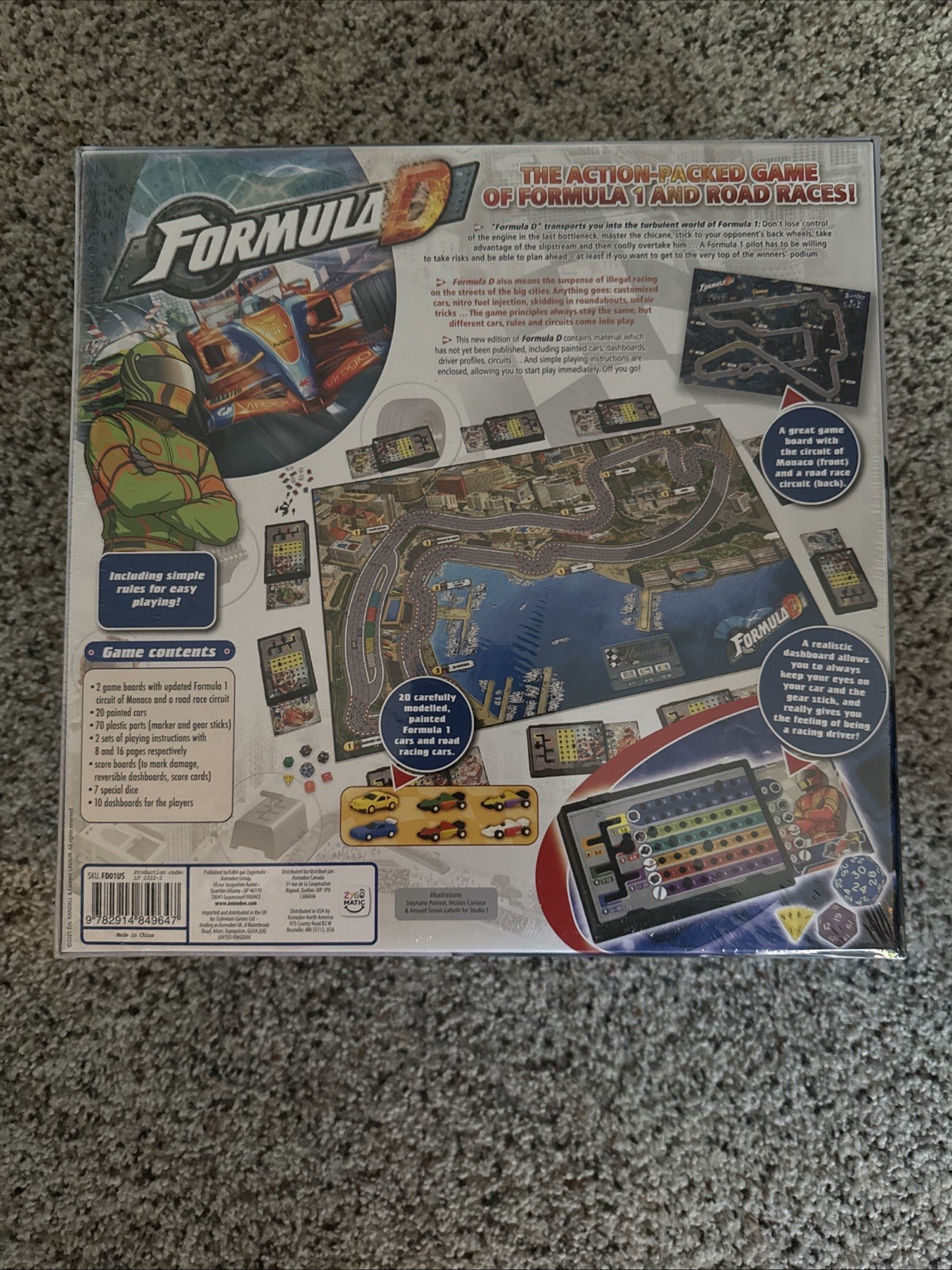 Asmodee Formula D Board Game Complete