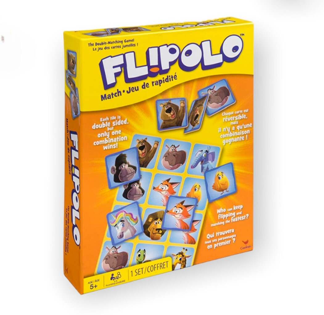 Cardinal Flipolo Matching Game Board Game One Size Sealed NEW
