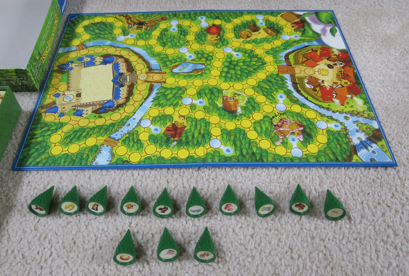 Enchanted Forest Magical Treasure Hunt Board Game Complete Ravensburger