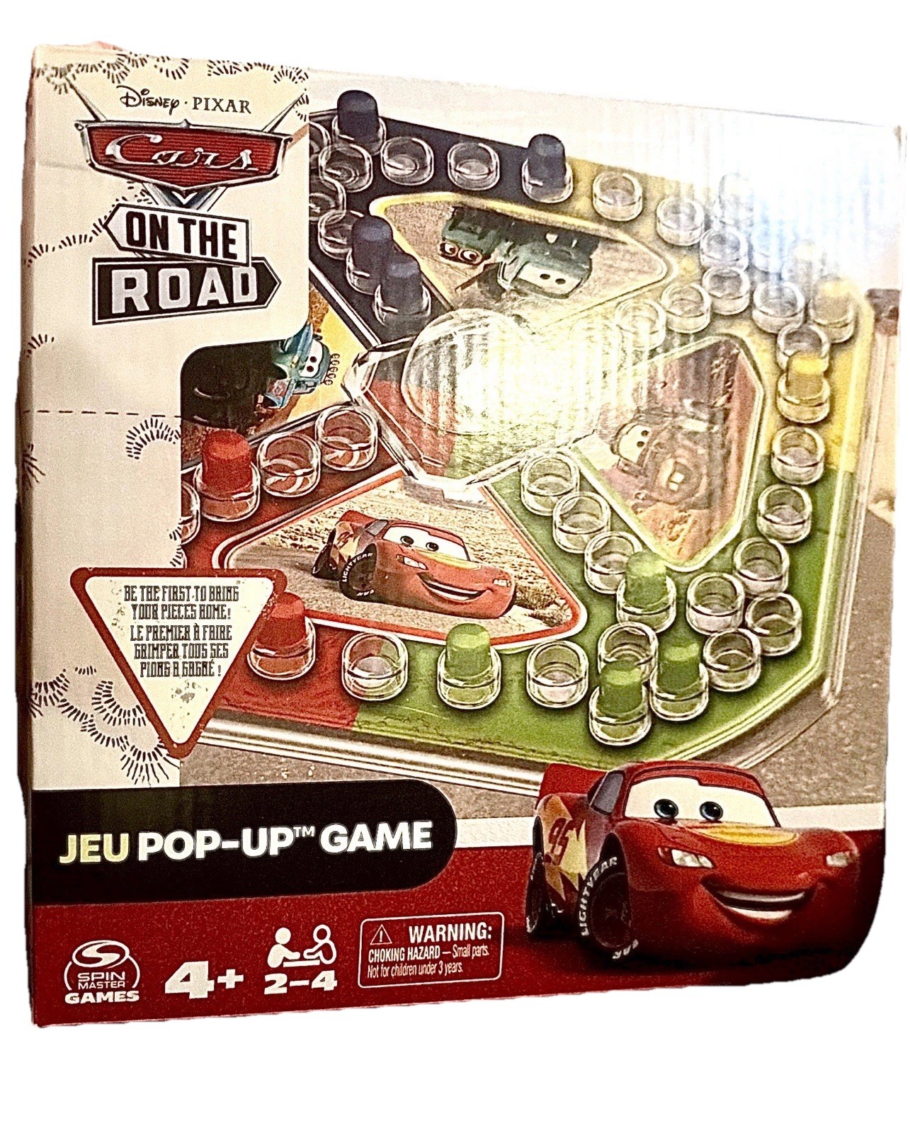 DISNEY PIXAR CARS On The Road POP-UP GAME Board Game NEW In BOX RARE
