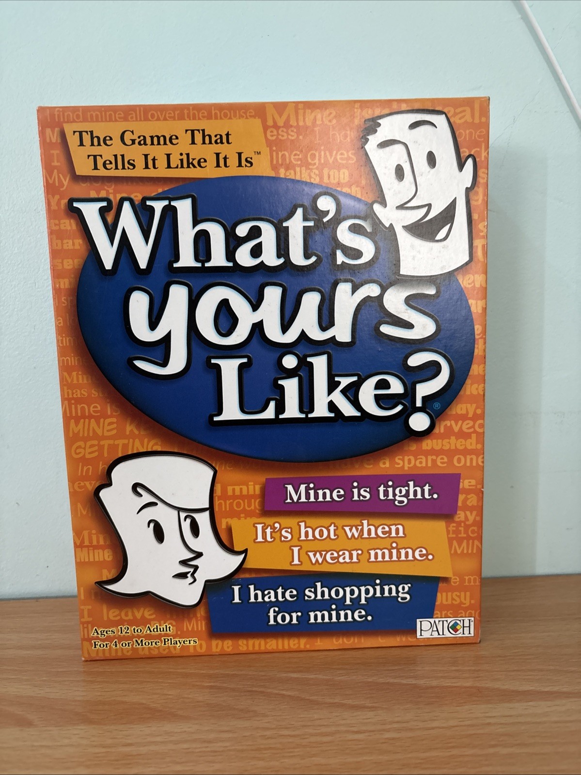 Patch What’s Yours Like? Family Party Guess the Word Game Fun Trivia