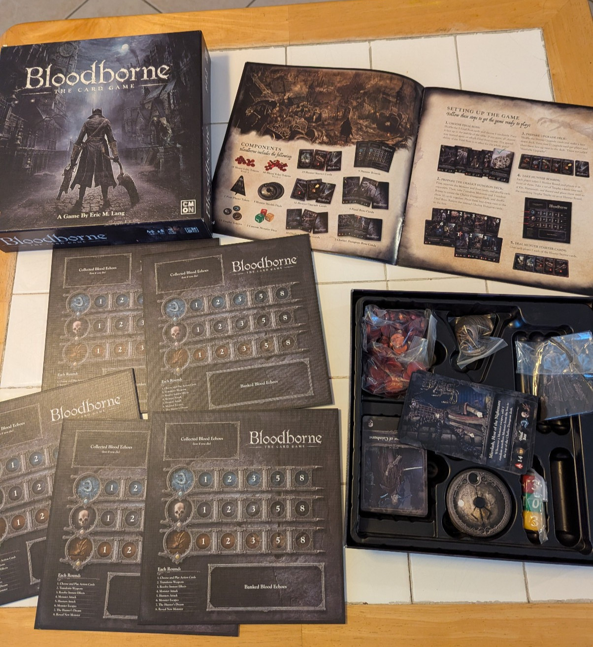Bloodborne The Card Board Game 2018 Eric M. Lang Gothic Horror Complete DW967