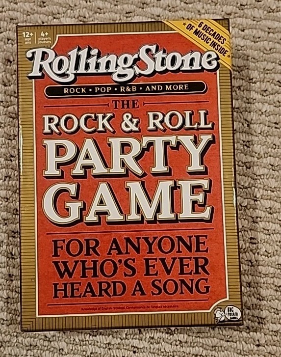 2019 Big Potato Games Rolling Stone Rock & Roll Party Game 12+ age 4+ Players