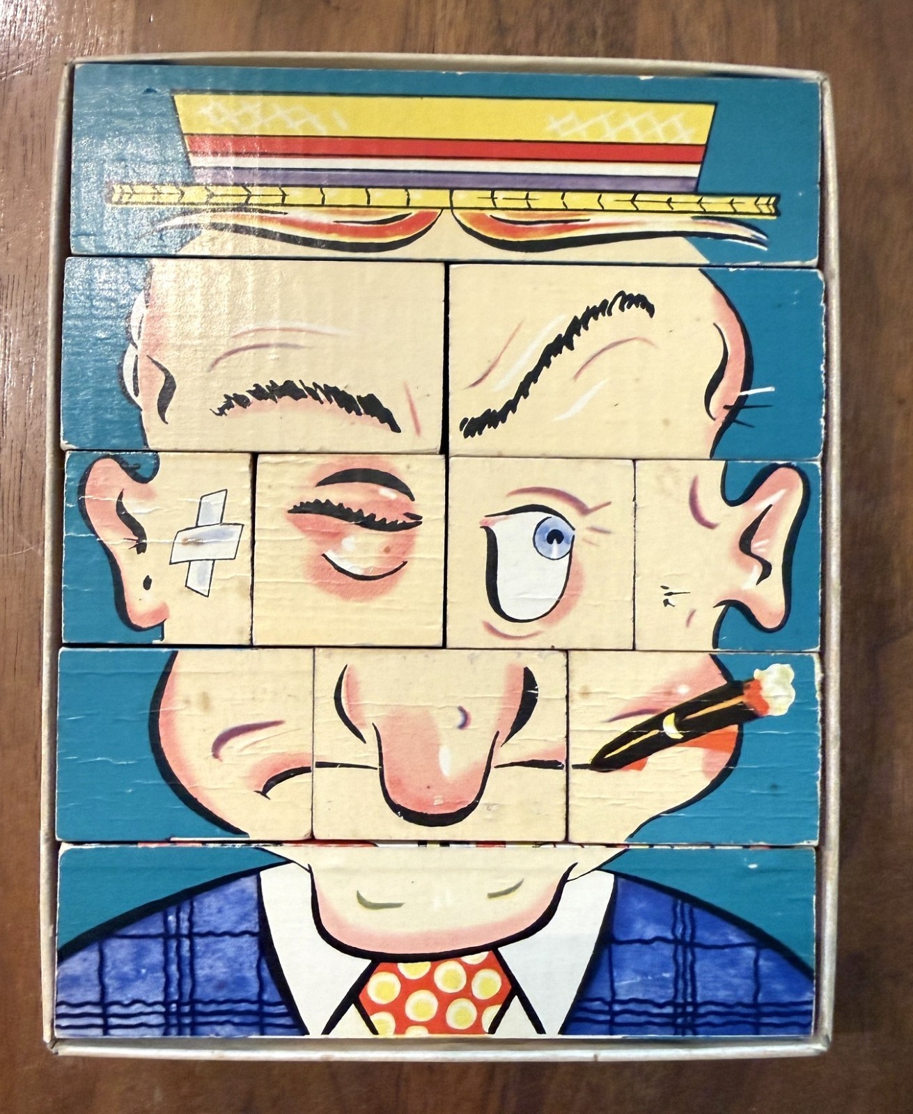 Changeable Charlie, 11 Blocks Puzzle Game, Gaston, Cincinnati, 1948