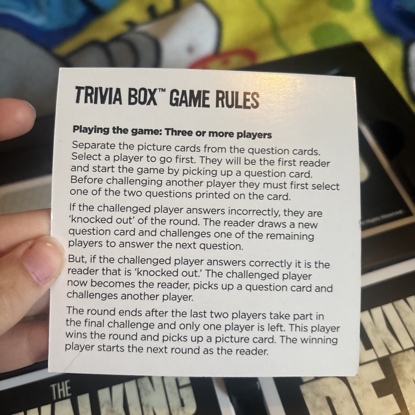 AMC: The Walking Dead ‘Trivia Board Game’ 2014 great condition – COMPLETE!