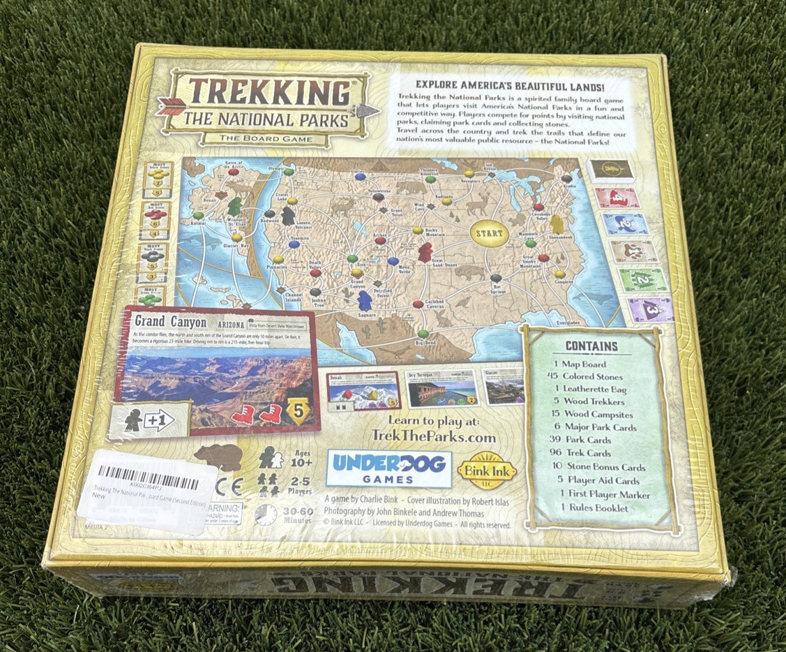 Trekking the US National Parks Strategy Board Game Problem Solving for Kids
