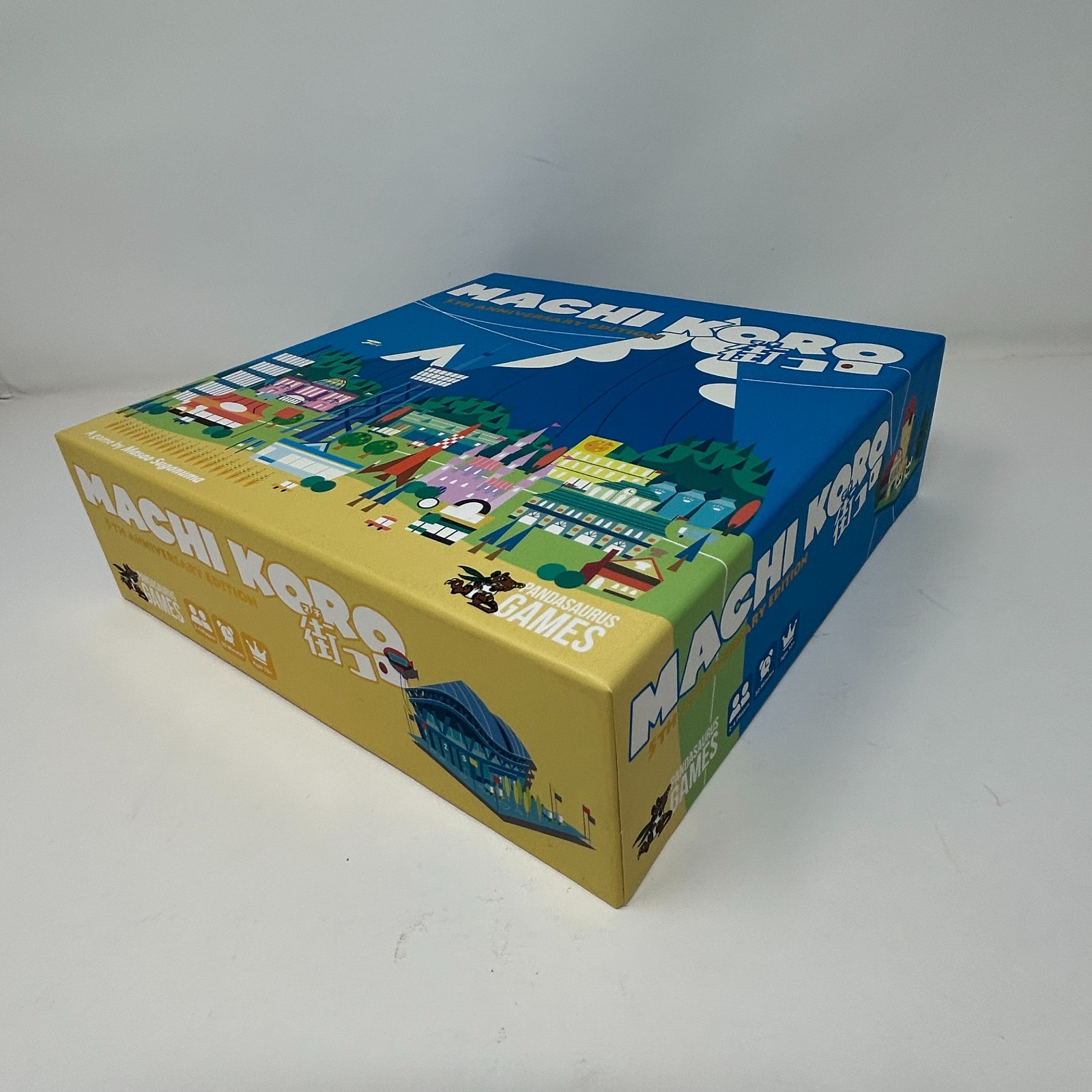MACHI KORO &Neoprene Playmat &BRIGHT LIGHTS BIG CITY deluxe coins expansion