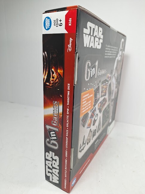 Star Wars 6 In 1 Party Board Game Wonder Forge Creative Unisex Kids 2015 Disney
