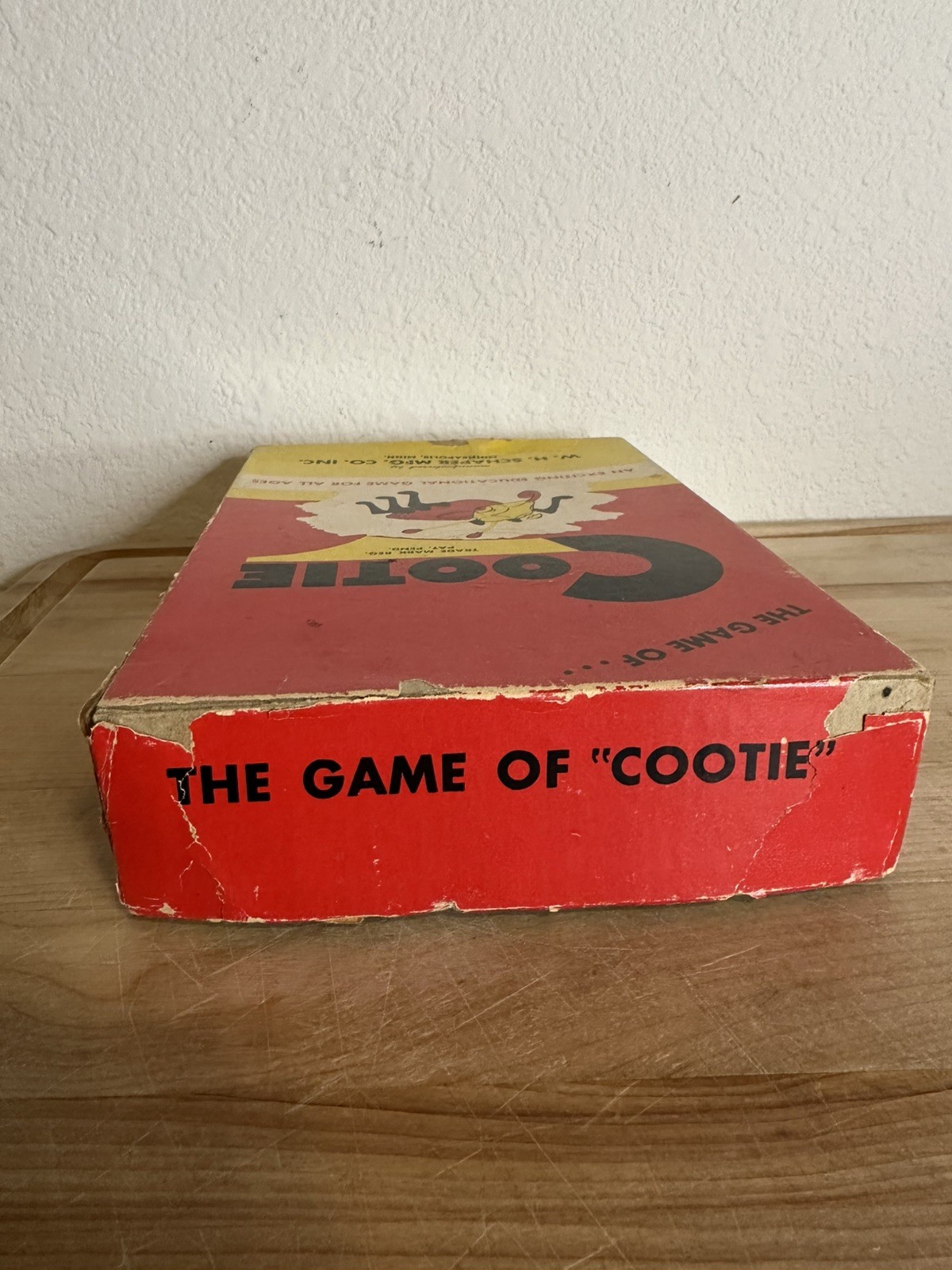1949 Vintage The Game of Cootie Original Box Complete – Variety of Colors