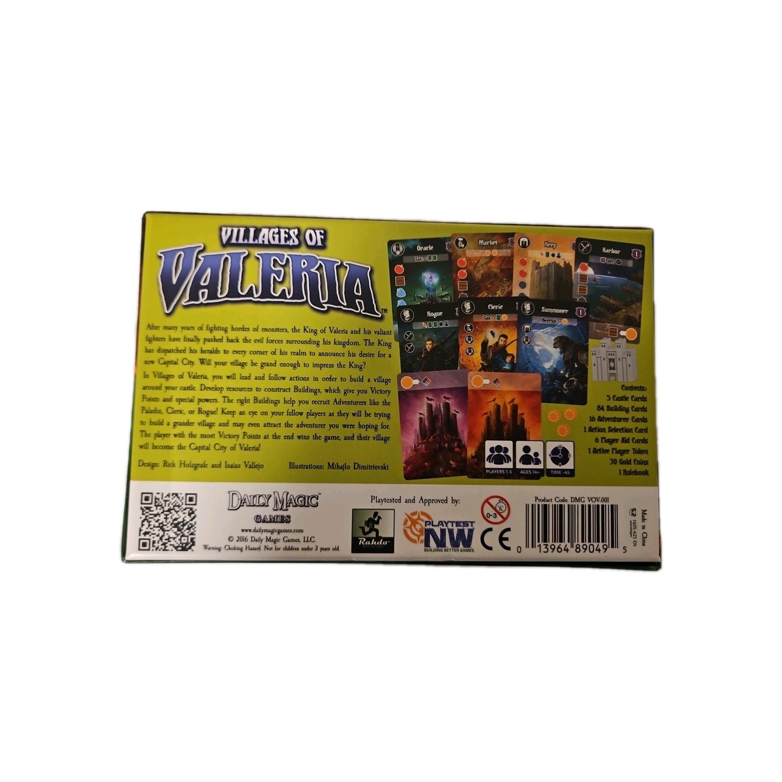 VILLAGES OF VALERIA Daily Magic Games Kingdom NEW SEALED