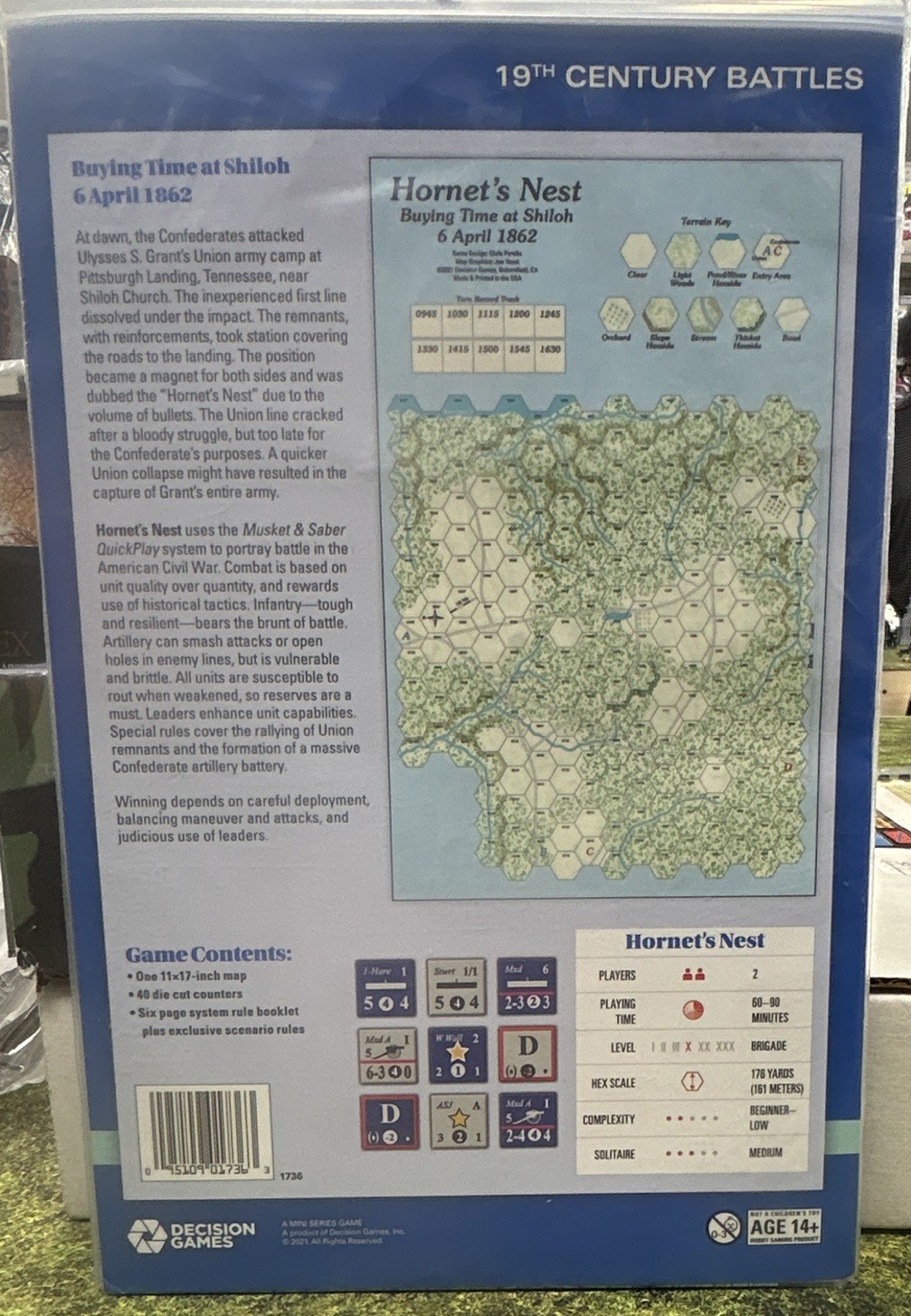 Decision Games Mini Game Series Hornet’s Nest Board Game 2+ 14+ MPN 1736