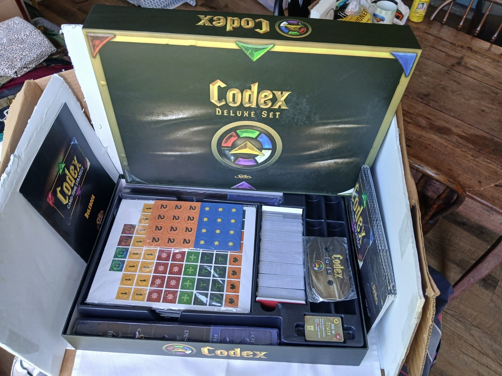 Codex Deluxe Set Board Game Sirlin Games Never Used Condition Free Ship 6526