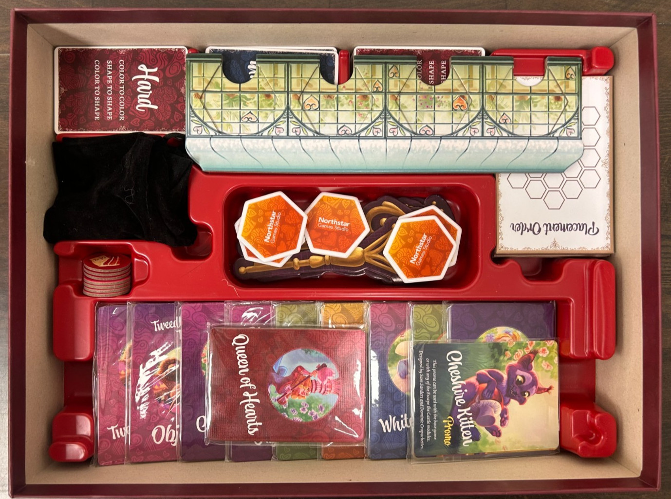 Paint the Roses Deluxe Edition Board Game + Cheshire Kitten + Caterpillar – EX!