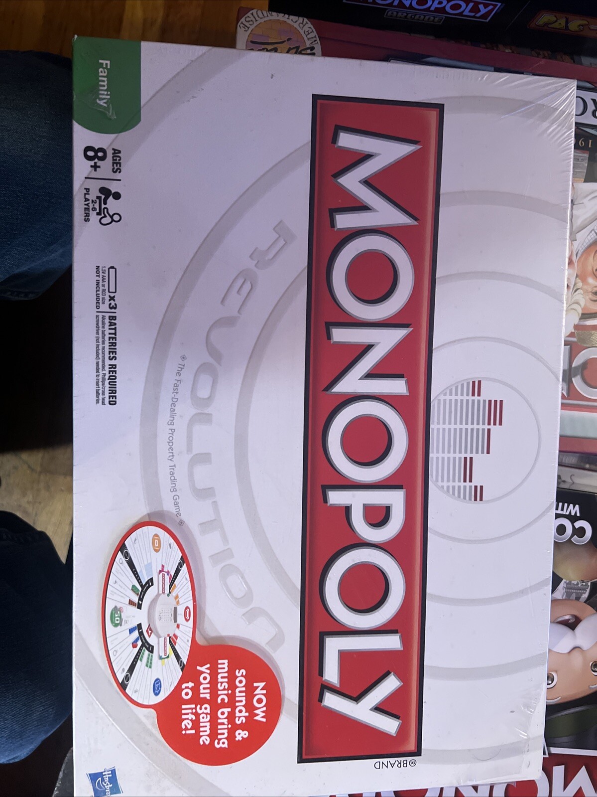 Monopoly Revolution Family Board Game Sounds Music 2010 Hasbro New Sealed