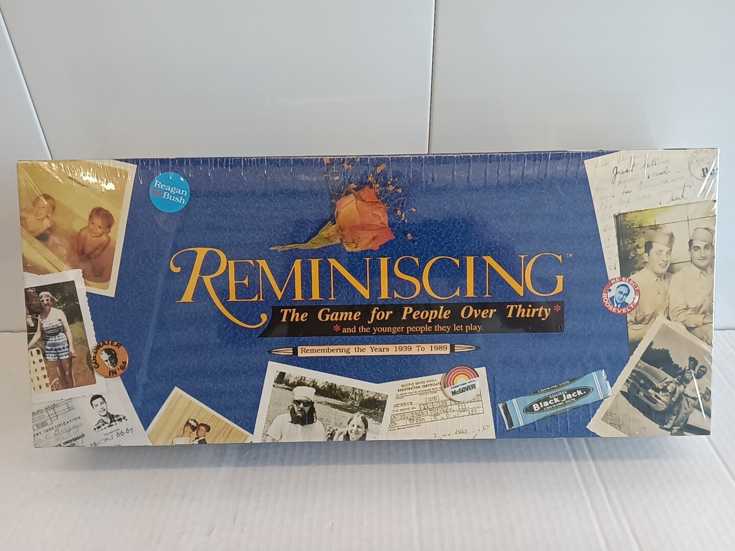 Reminiscing 1939-1989 Party Family Boardgame TDC Games Spin Trivia Memory Sealed