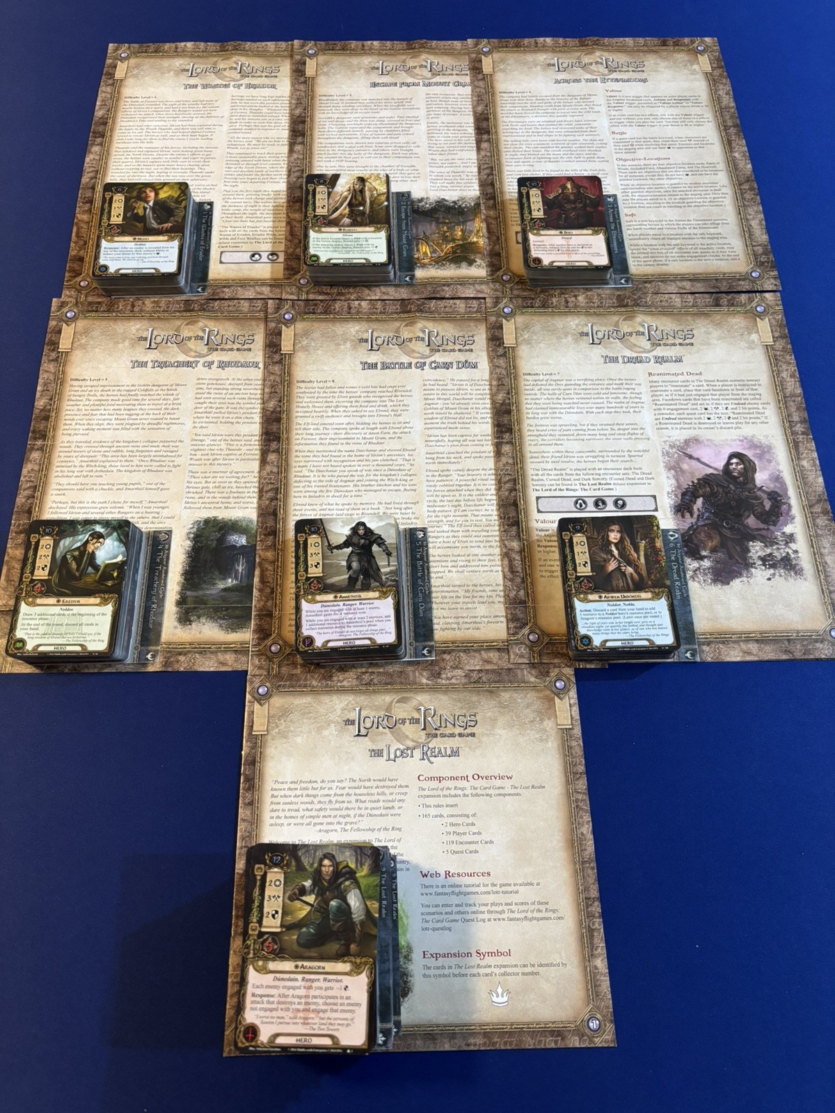 Lord of the Rings LCG – Complete Angmar Awakened Cycle, Expansion + 6 APs