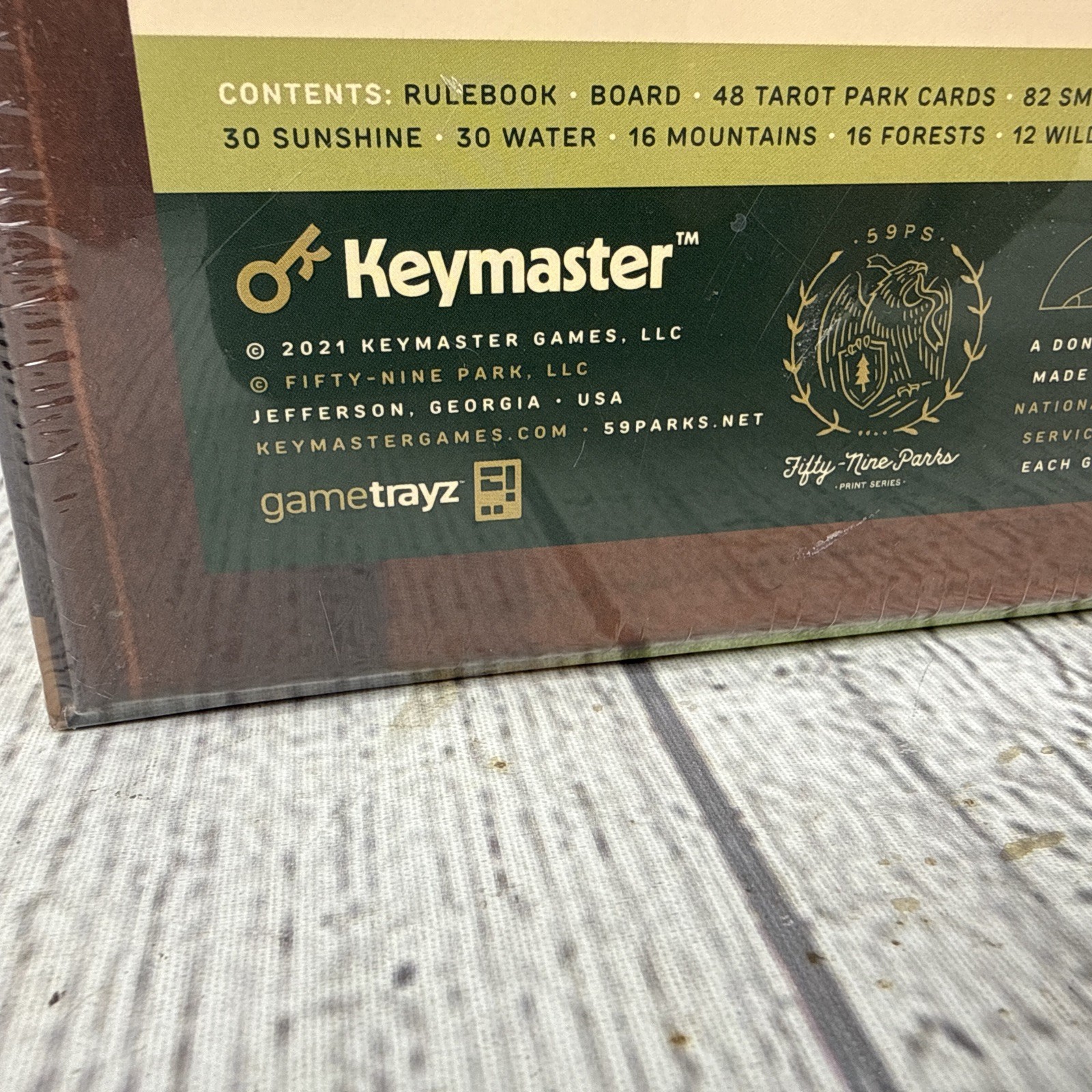 Keymaster Games 59 National Parks Board Game New Sealed KYM0501 First Edition