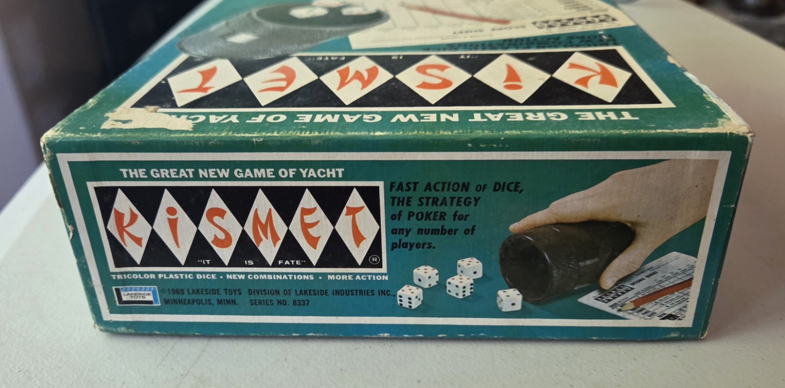 Vintage KISMET DICE GAME Lakeside Games 1969 100% Complete Score Sheets/Pencil