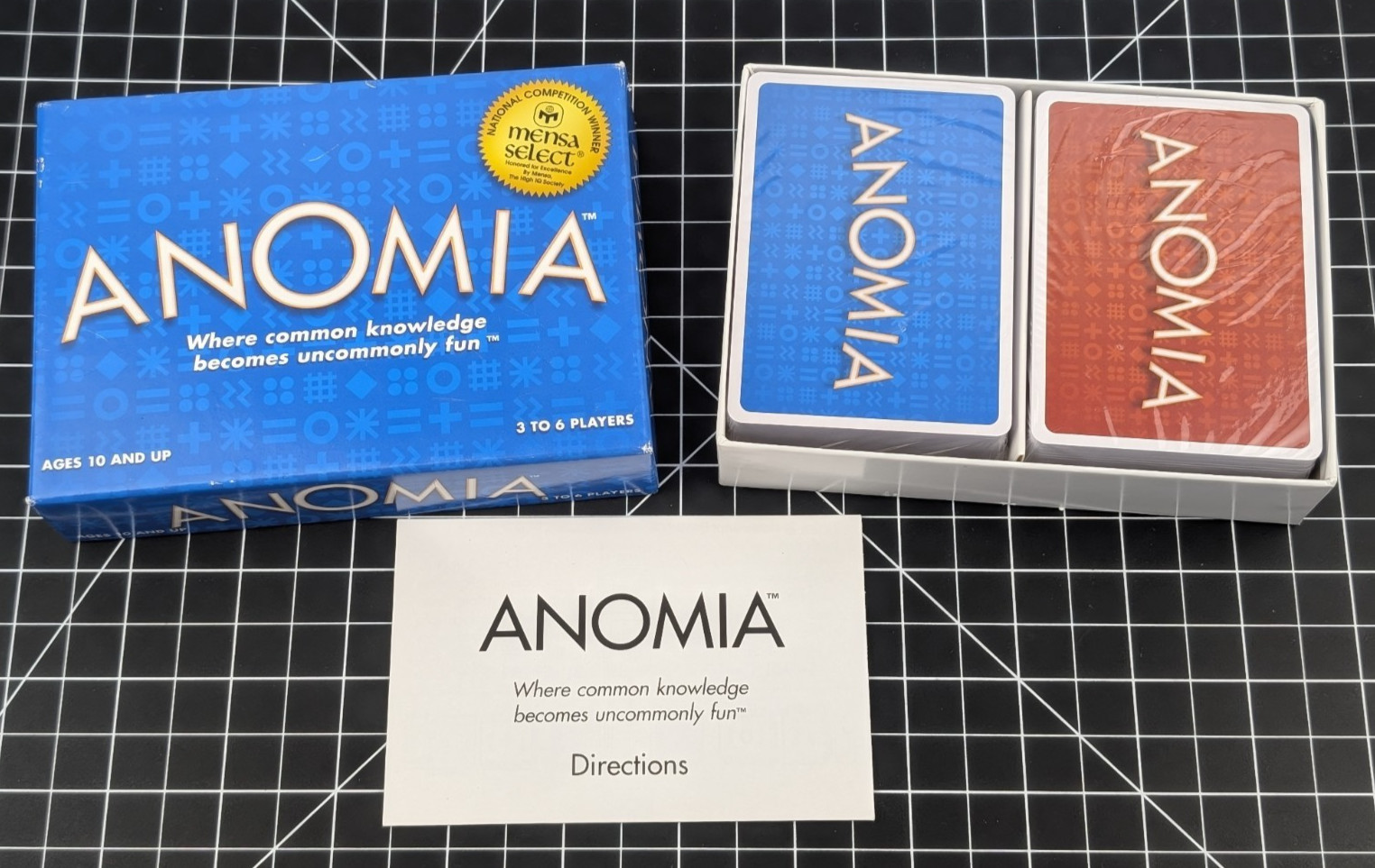 Anomia Card Game – 2012 – Award Winning – Ages 10+ NEW OPEN BOX