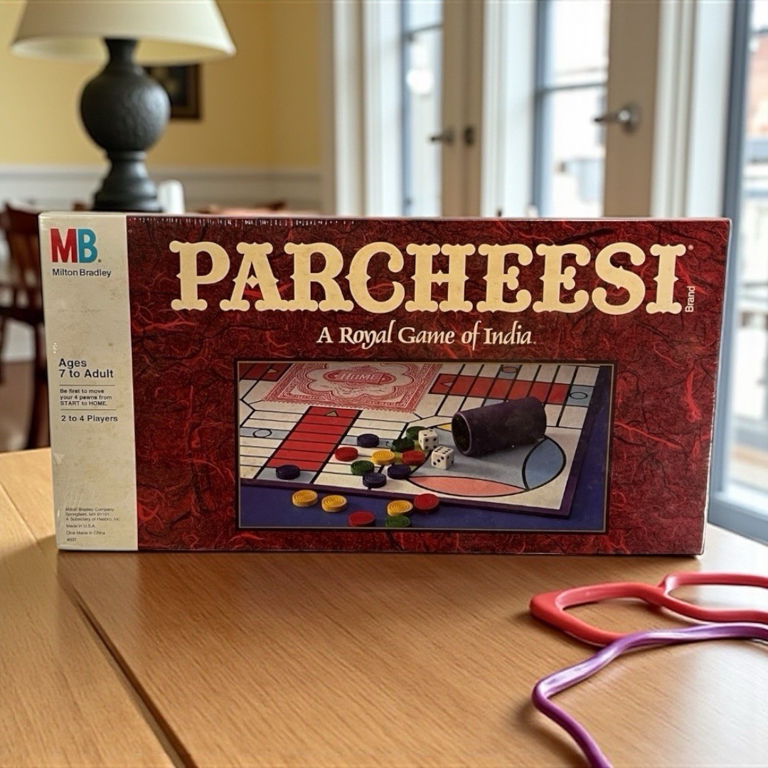 Parcheesi A Royal Game Of India 1989 Milton Bradley- New-Sealed UNOPENED!