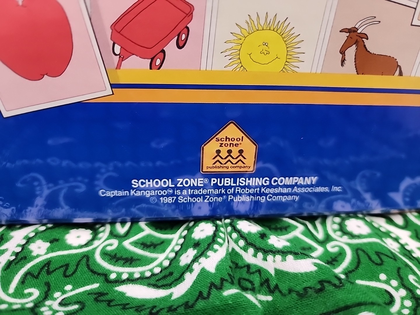 1987 Captain Kangaroo School Zone Colors Game, Brand New/Sealed. Preschool Learn