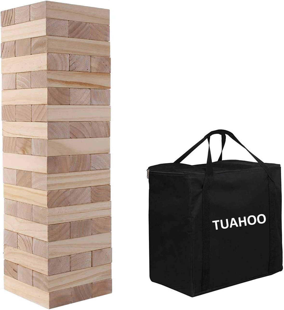 Outdoor Games Giant Tumble Tower Large Tumbling Timber 54 Wooden Blocks Tower St