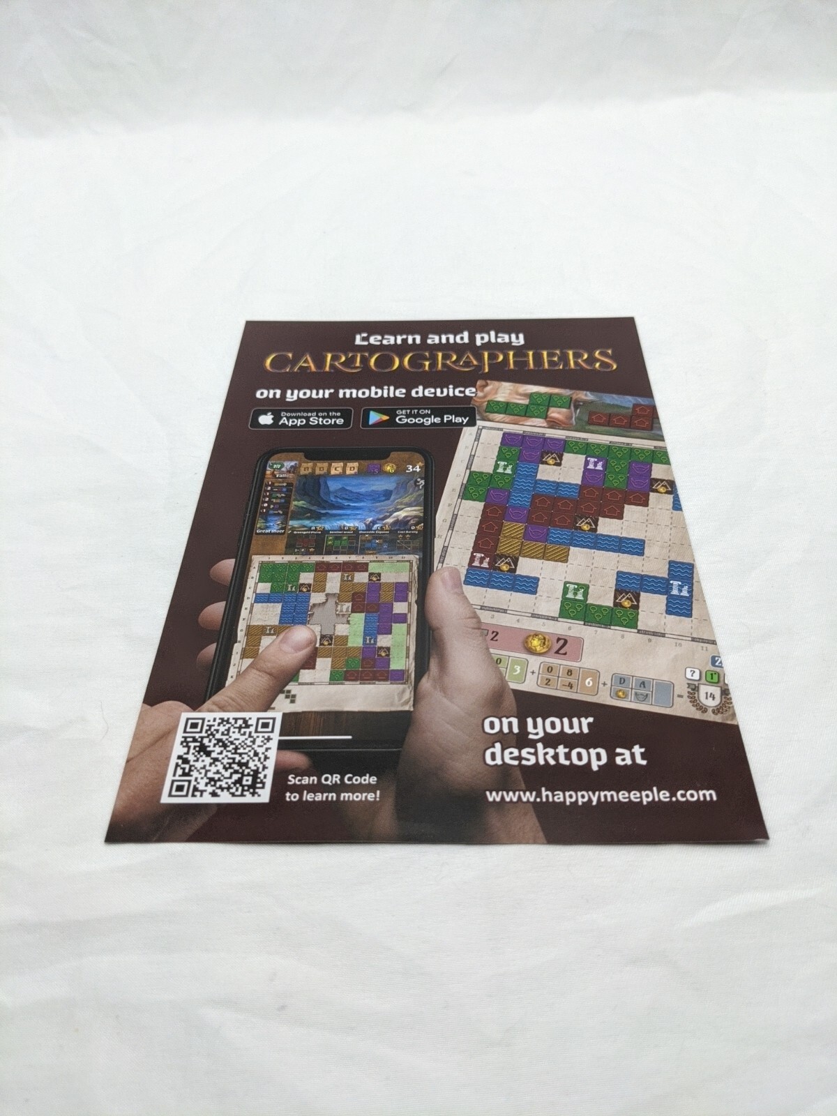 Thunder Works Games Learn And Play Cartographers Flyer Sheet 5″ X 7″
