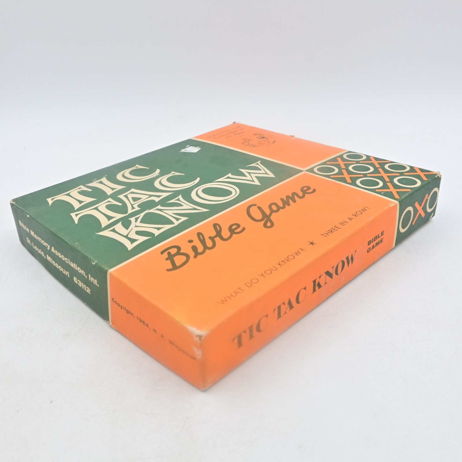 Tic Tac Know Bible Game Vintage 1964
